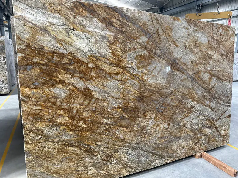 Golden Storm Granite Gangsaw Size Slab